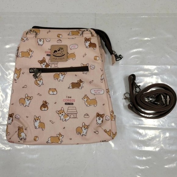 Waterproof Corgi Shoulder Crossbody Backpack Bag - Picture 9 of 12